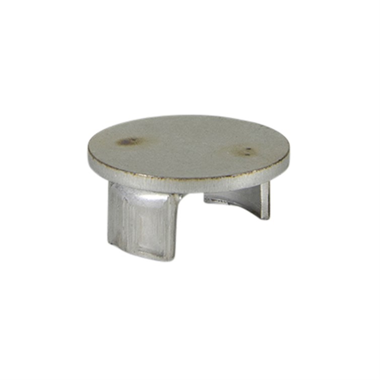 Stainless Steel Drive-On Flat Disk End Cap for 1.50" Dia Tube D041E