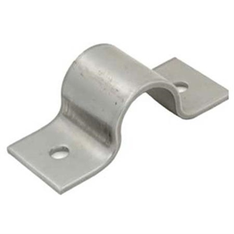 Steel U-Bracket, 2" Wide, for 1.50" Tube with Two Mounting Holes 3722