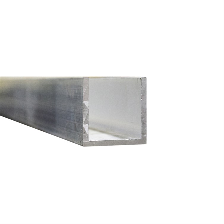 Aluminum Sharp Corner Channel, 1.50" by 1.50", 16' Lengths C2151512