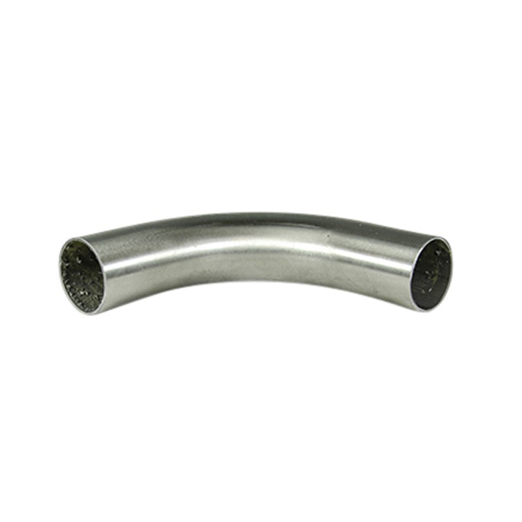 Stainless Steel Flush-Weld 90? Elbow w/ Two 2" Tangents, 2" Ins. Radius for 1.50" Tube OD 7940