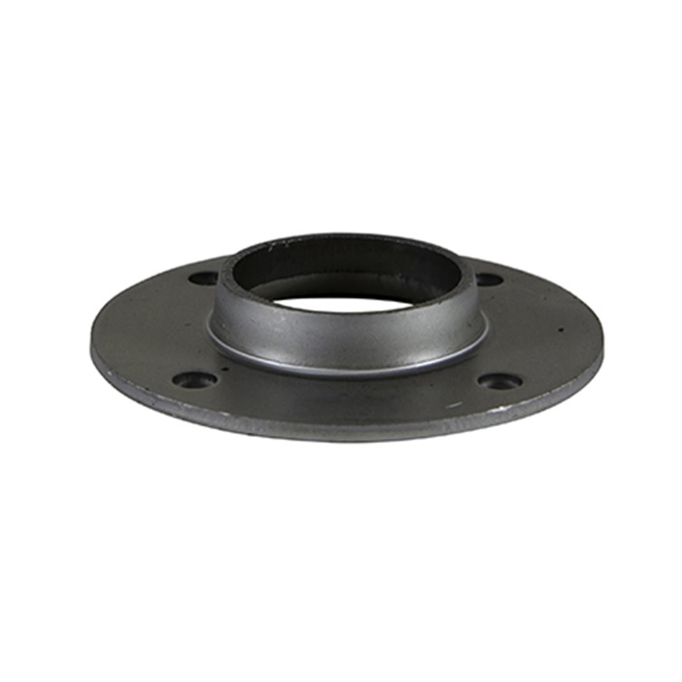 Plain Steel Flat Base Flange with 4 Mounting Holes for 1-1/4" Pipe 628