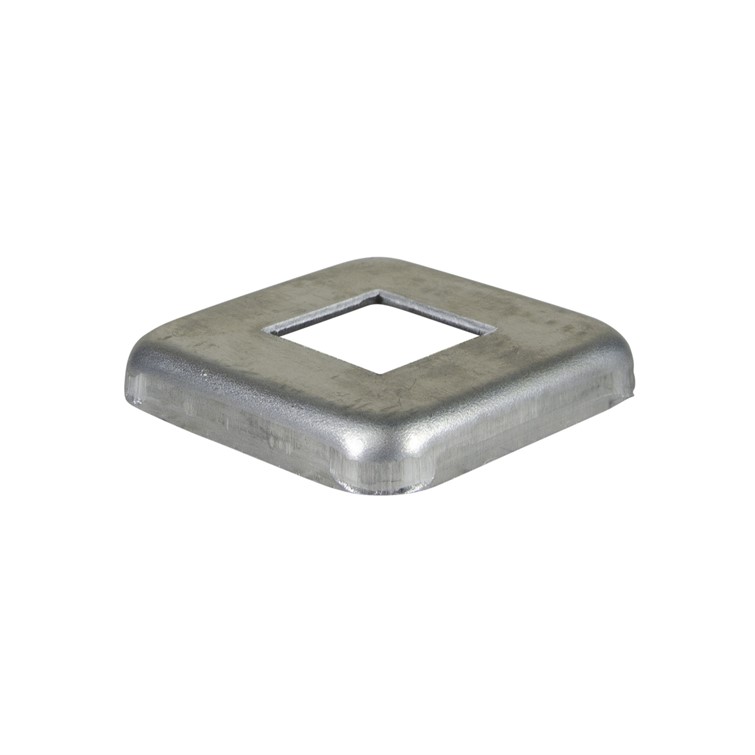 Aluminum Flush Base for 1.25" Square Tube with 3" Square Base 8785