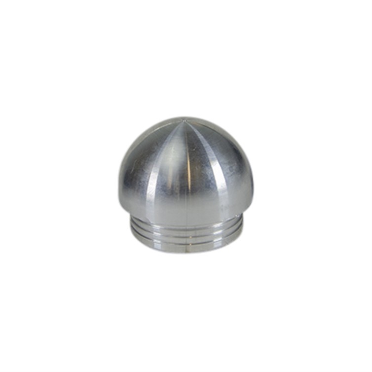 Aluminum Domed Drive-On Type A End Cap for 1-1/2" Pipe 3232AM