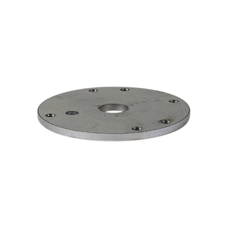Anchor Plate For Heavy Base Flange, Steel, 6 Holes, Surface Mnt B1432