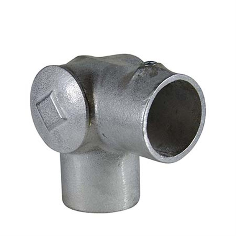 Aluminum Slip-On Side Outlet Elbow with Plug, 1-1/4" DA115P-3