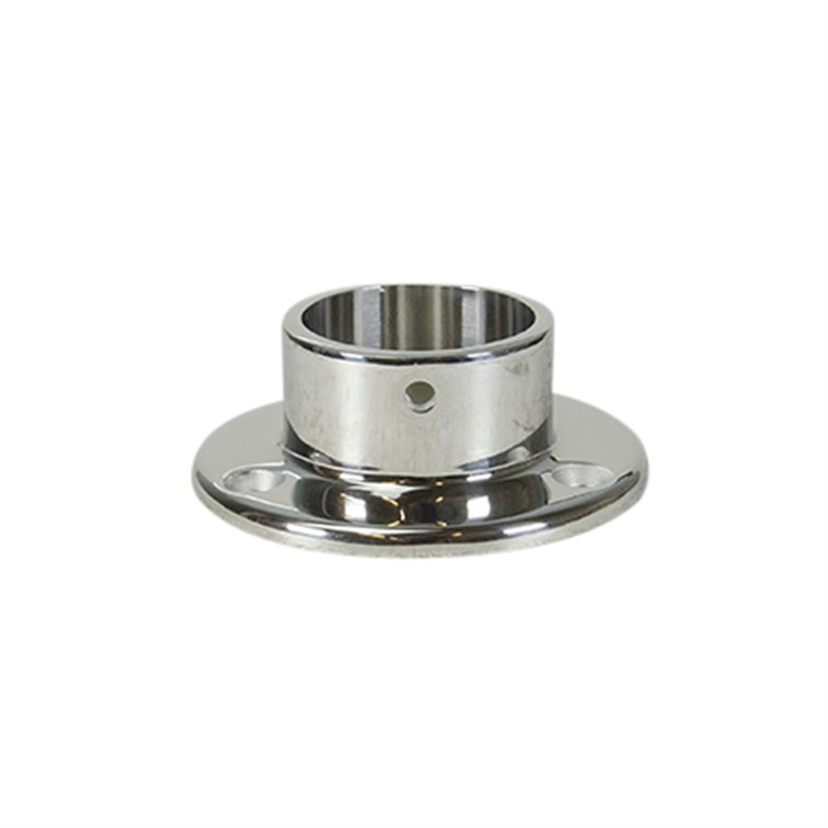 Polished Stainless Steel Wall Flange, 3" Diameter 151574-3