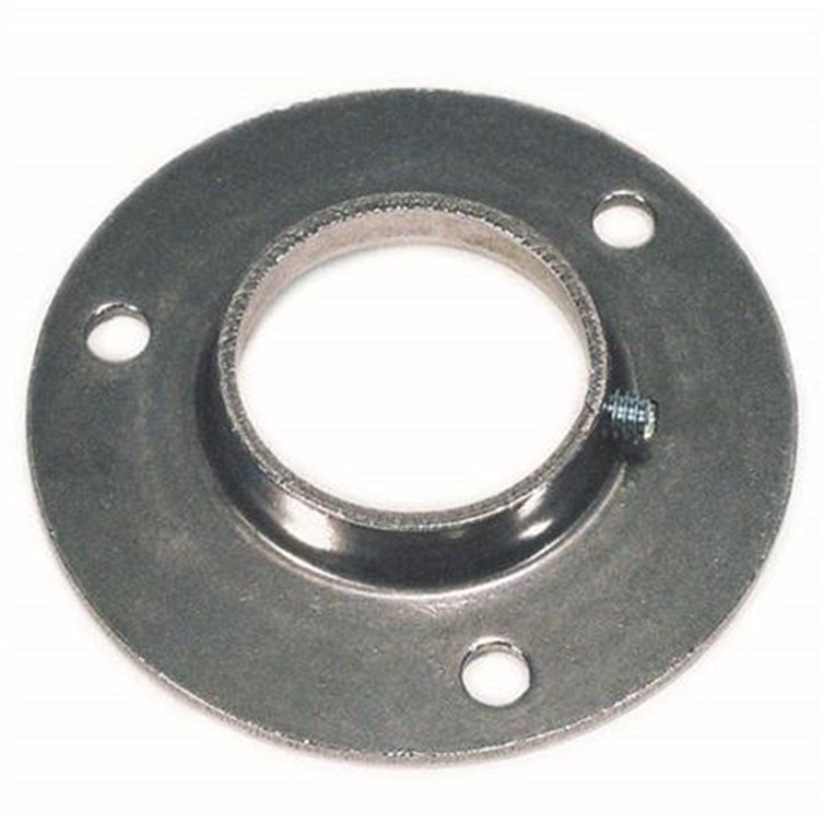 Steel Flat Base Flange with 3 Mounting Holes and Set Screw for 3/4" Pipe 614A