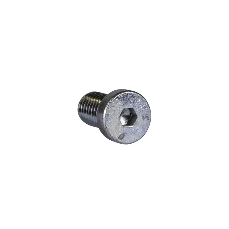 Low Profile Cap Screw, Steel, 3/8-16 X 3/4", Zinc Plated SHC1Z3816-0750