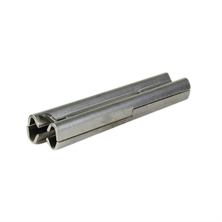 Stainless Steel Single Splice-Lock for 1.25" Sch. 40 Pipe or 1.66" Tube with .140" Wall, 6" Length 3348-6