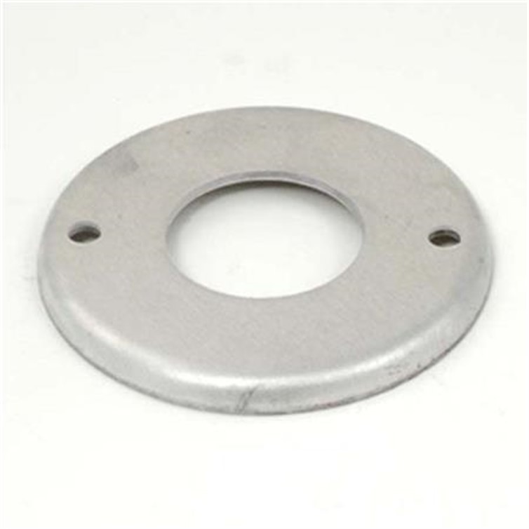 Aluminum Heavy Flush-Base Flange with 2 Mounting Holes for 1-1/2" Pipe 2575