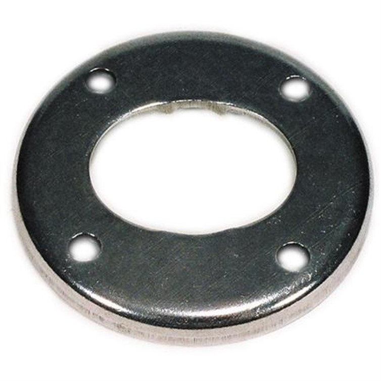 Steel Heavy Flush Base Bevel Flange with 4 Mounting Holes for 1-1/4" Pipe 2828