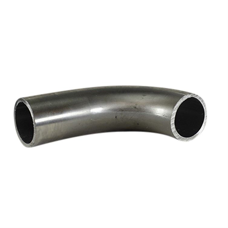 Stainless Steel Flush-Weld 90? Elbow with One 2" Tangent,  1-5/8" Inside Radius for 1.50" Dia Tube 6939