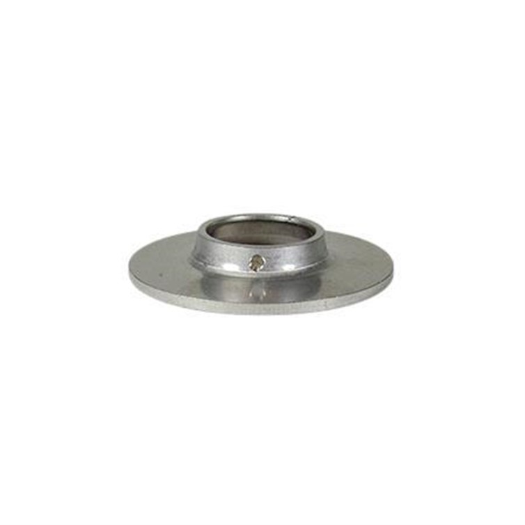 Extra Heavy Flange, Stainless Steel, For 1.66" Diam, Surface Mnt, Mill Fin 1614-S.4
