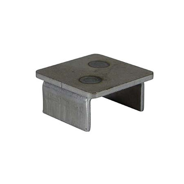 2"x2" with .073"/.083" Wall Drive-On Flush Square Tubing Cap 3202