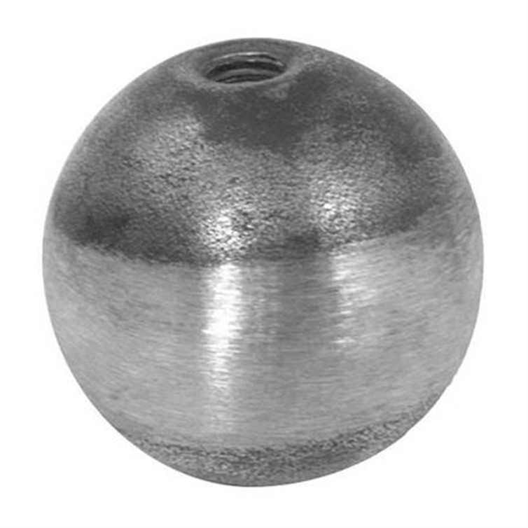 Hollow Sphere, Steel, 3.50" Diameter, .120" Thk, Tapped Hole, Mill 4140H
