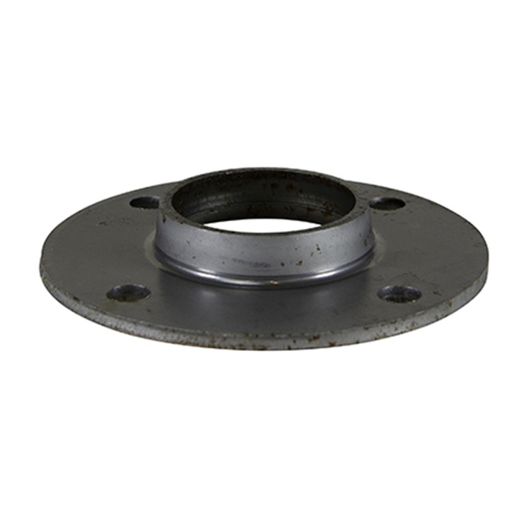 Extra Heavy Steel Flat Base Flange with 4 Mounting Holes for 1-1/2" Pipe 1623