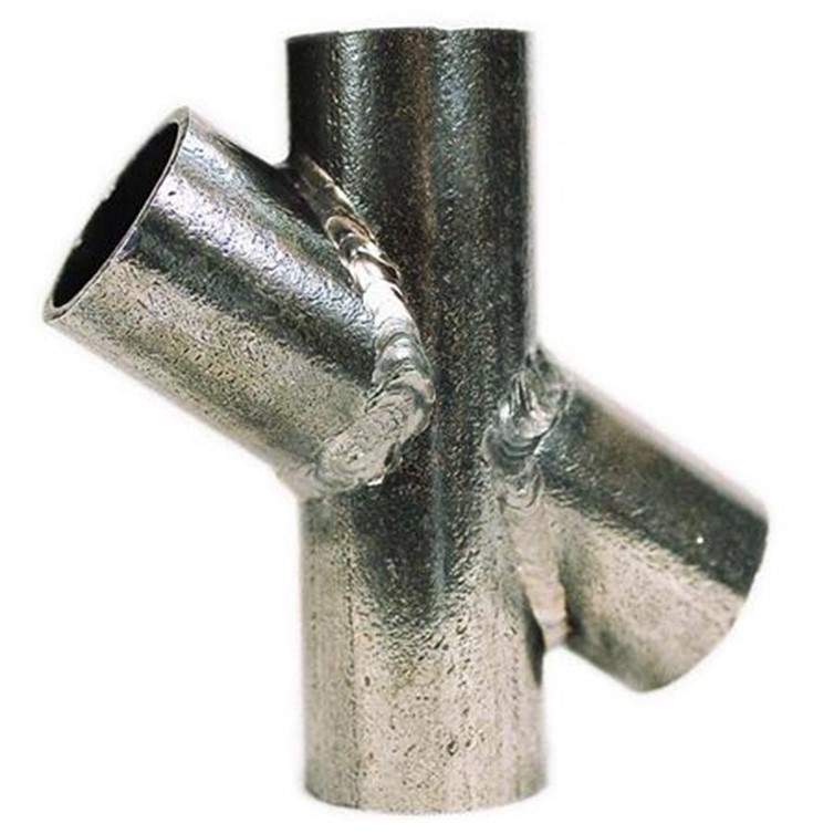 Beveled, Cross, Steel, 1-1/4" Pipe, 35 Degree, Mill 857-B