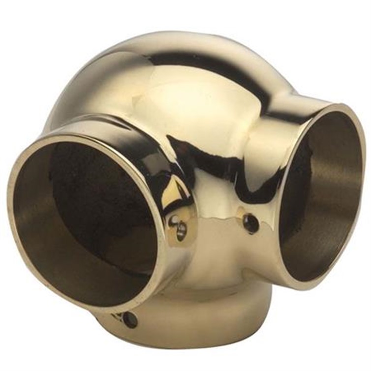 Brass Ball Style Side Outlet Elbow, 1.50" 141506
