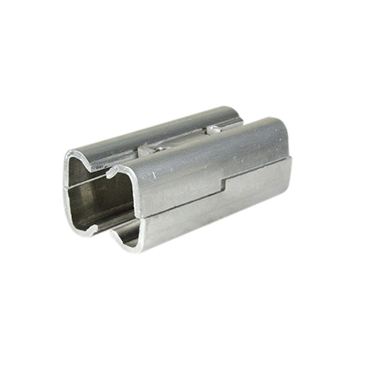 Aluminum Single Splice-Lock for 2" Schedule 40 Pipe or 1.90" Tube with .154" Wall, 3.75" Length 3323