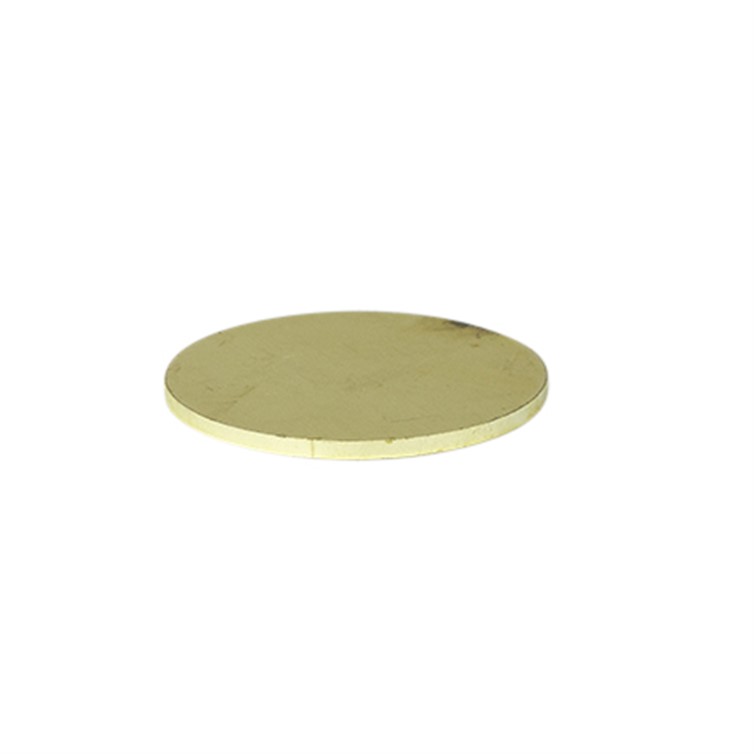 Brass Disk with 2.50" Diameter and 1/8" Thick D123