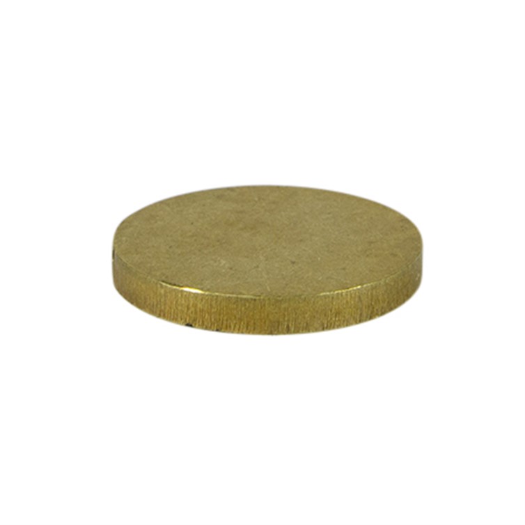 Brass Disk with 2" Diameter and 1/4" Thick D101