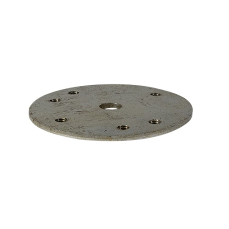 Anchor Plate For Extra Heavy Base Flange, Steel, W/Holes, Surface Mnt B1668