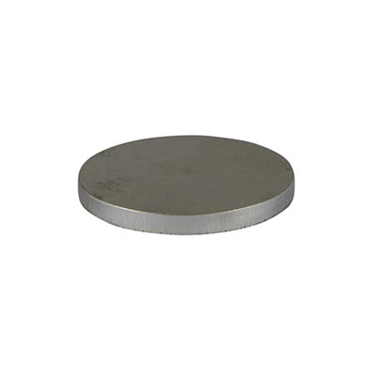 316 Stainless Steel Weld-On Flat Disk Type D End Cap for 1-1/2" Pipe 3269.316