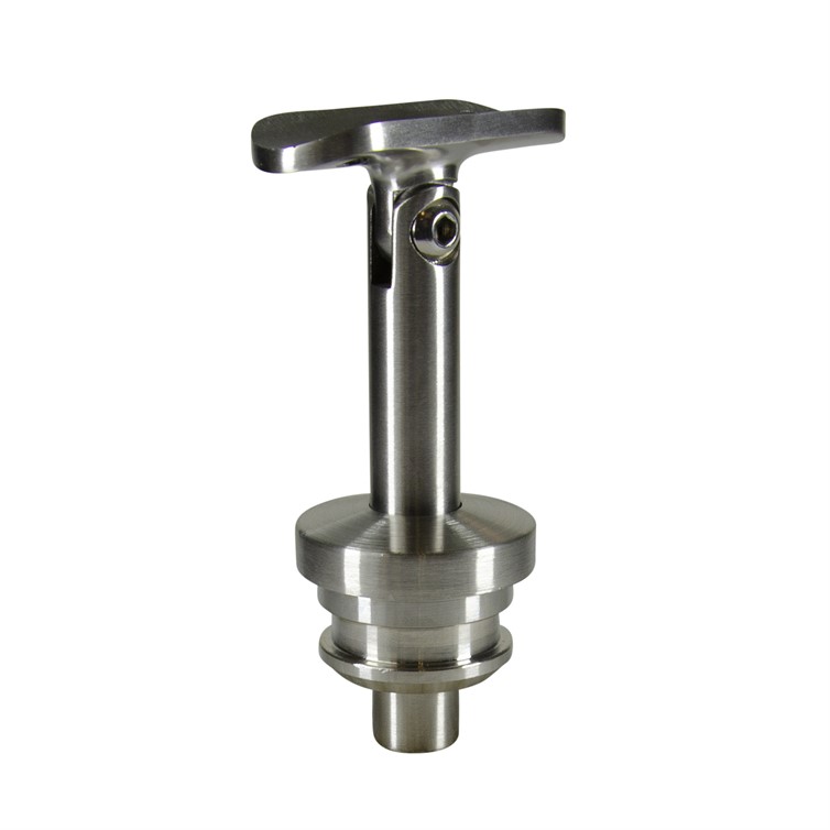 316 Satin Stainless Adjustable Post Mount Top Bracket, For 1-1/4" Pipe WR31660AA