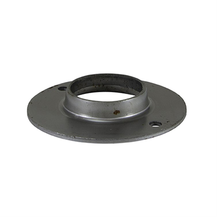 Plain Steel Flat Base Flange with 2 Mounting Holes for 1-1/2" Pipe 635