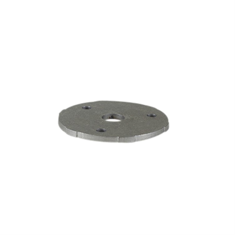 Steel Snap-On Flange Base for 5/8" Round Bar or Tube with 3.25" Diameter 2031B