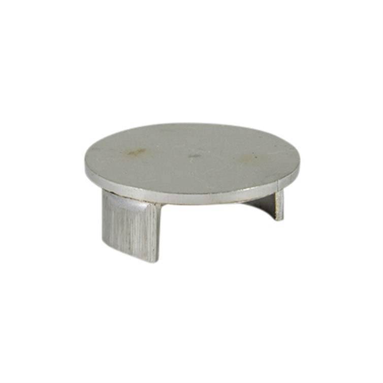 Stainless Steel Drive-On Flat Disk End Cap for 2.00" Tube D092E