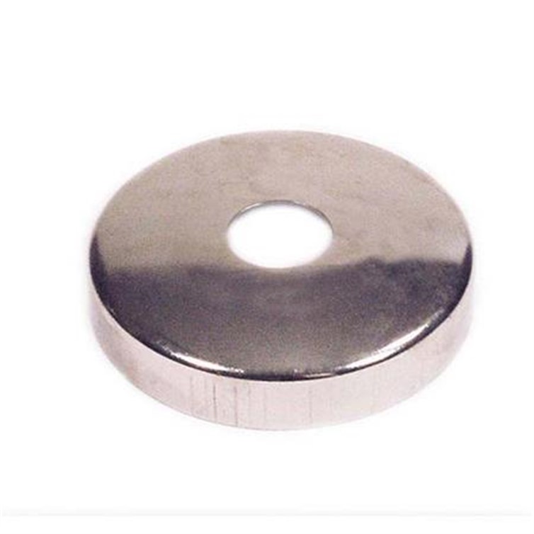 Cover Flange, Aluminum, .500" Diam, Snap-On, Mill Finish, Stamped 2022