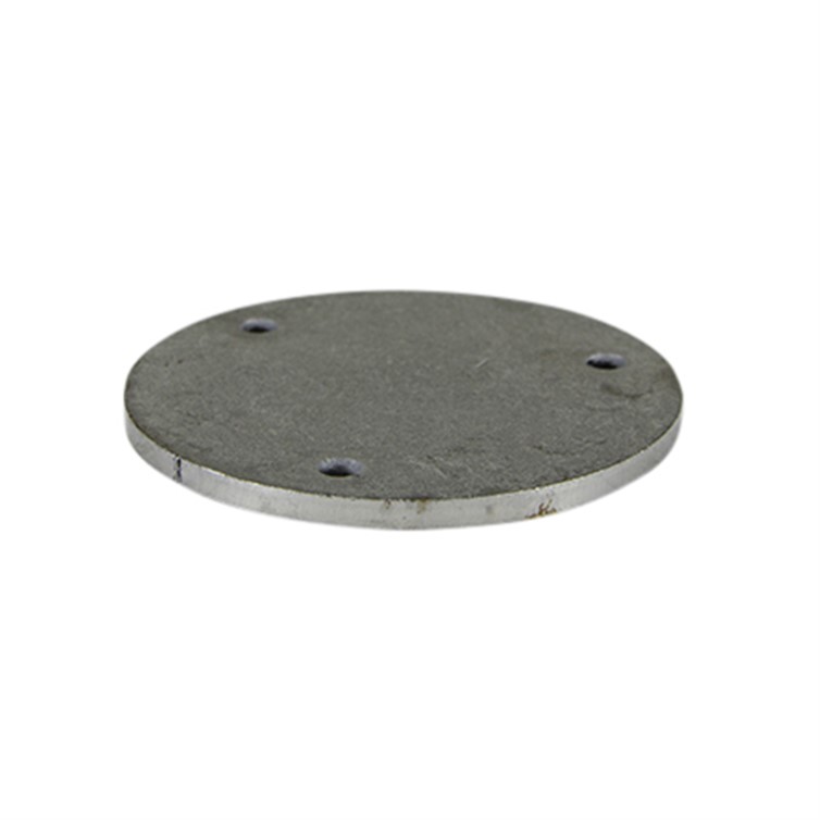 Steel Disk with 4.50" Diameter and 1/4" Thick with Three 5/16" Holes D246H