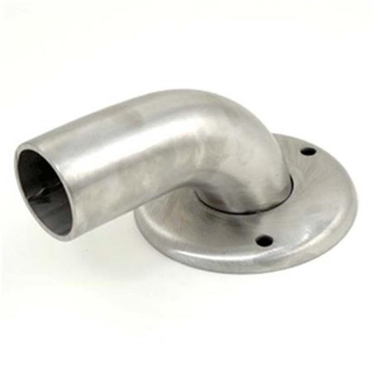 Wagner 3-Hole Stainless Steel Wall Return with 2-1/2" Projection, 1 Tangent, 1-1/4" Pipe 1145-3