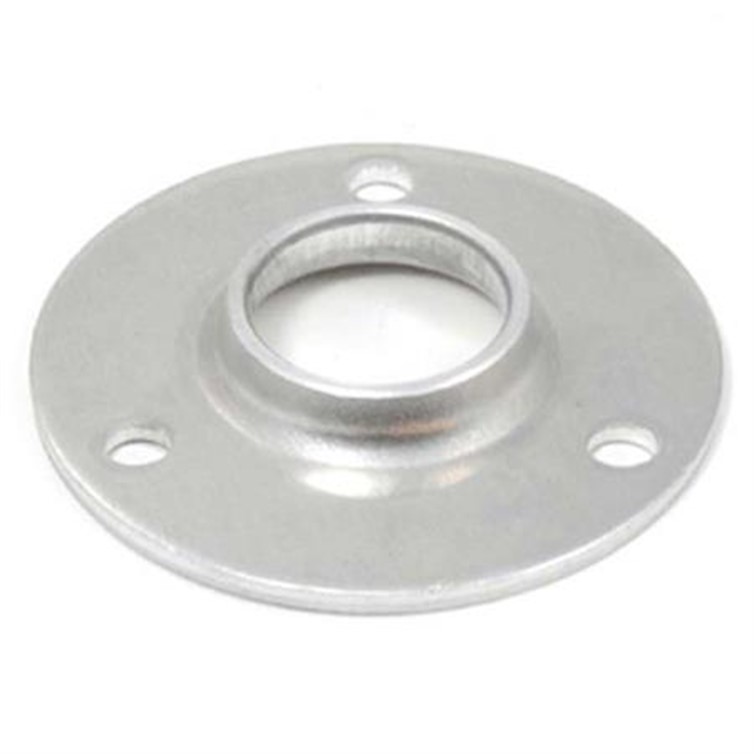Aluminum Extra Heavy Base Flange with 3 Mounting Holes for 1.25" Dia Tube 1632-T