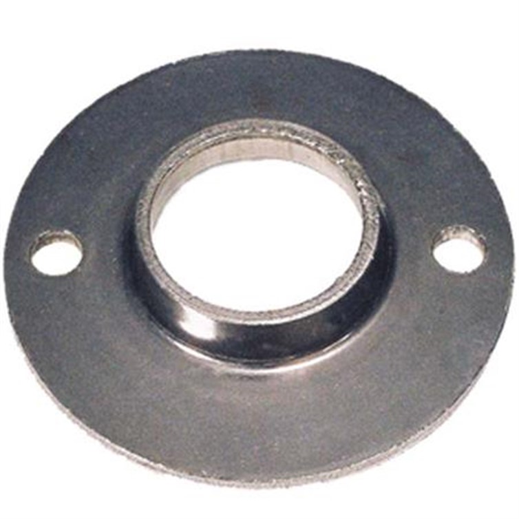 Steel Extra Heavy Base Flange with 2 Mounting Holes for 2" Dia Tube 1661-T