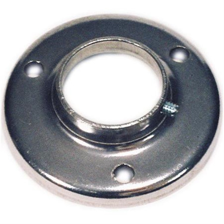 Steel Heavy Base Flange with 3 Mounting Holes and Set Screw for 1.00" Dia Tube 1422AT
