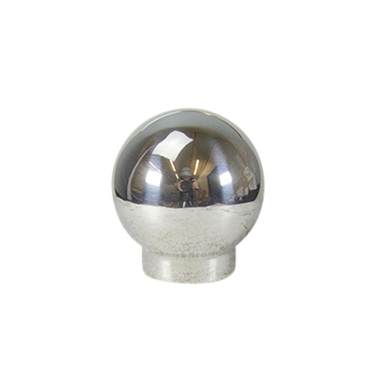 Polished Stainless Steel Single Outlet Ball Style Fitting, 1.50" 151501