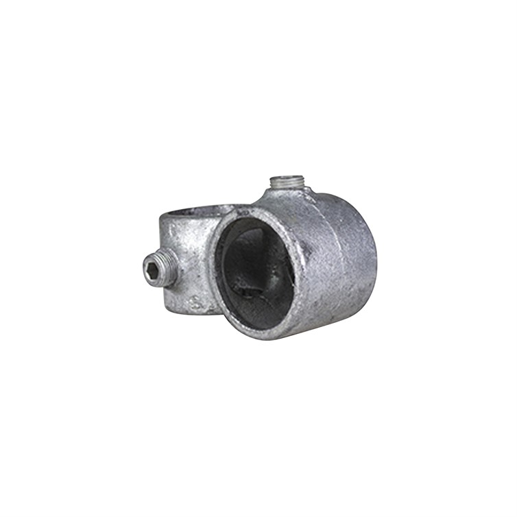 Galvanized Malleable Iron Crossover for 1.50" Pipe or 1.90" Tube with 1.25" Pipe or 1.66" Tube KK45-87