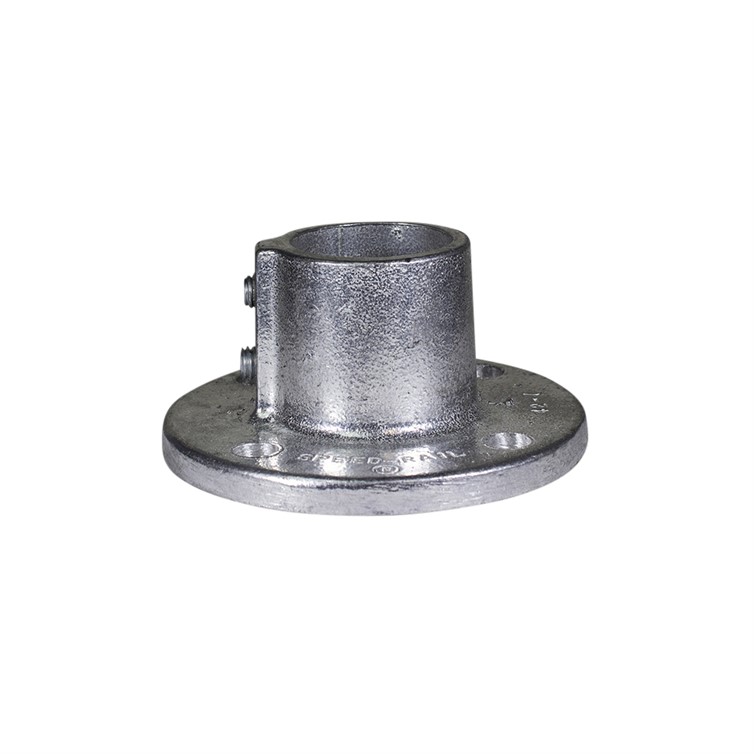 Aluminum Slip-On Round Flange Base for 1.25" Pipe or 1.66" Tube SR42-7