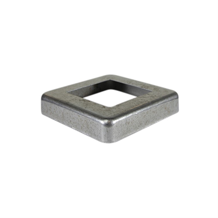 Steel Flush Base for 3" Square Tube with 5.188" Square Base 88064