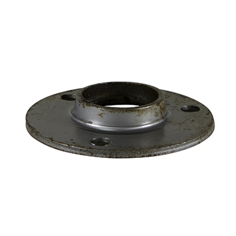 Extra Heavy Steel Flat Base Flange with 3 Mounting Holes for 1-1/4" Pipe 1612