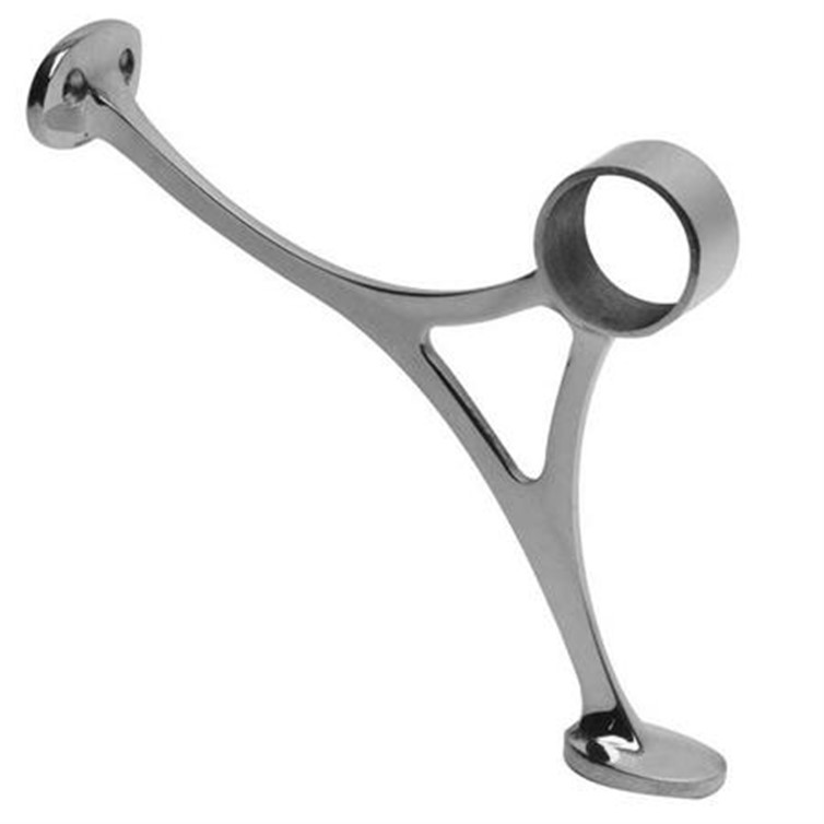 Polished Stainless Steel Combination Footrail Bracket, 1.50" 151561