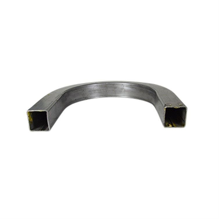Steel Bent Flush-Weld 180? Elbow with 2 Untrimmed Tangents, 3.75" Inside Radius for 1.50" Sq. Tube  6373B