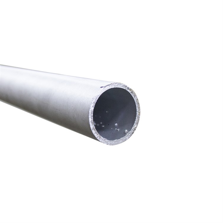 Clear Anodized Brushed Aluminum Pipe, 1.50" Pipe or 1.90" Outside Diameter, 20' Lengths P565