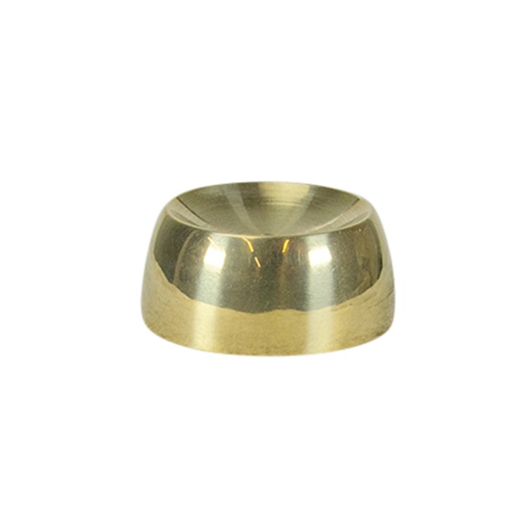 Polished Brass Ball Style Angle Collar for 2" Tube 142037