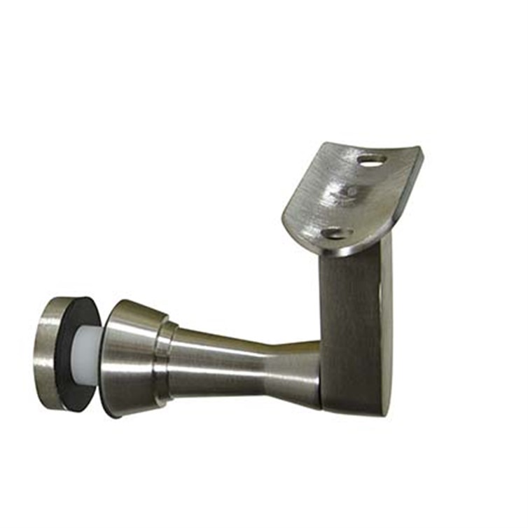 Stainless Steel Glass Mount Handrail Bracket with 2.56" Projection for 1/2" Glass GB3270