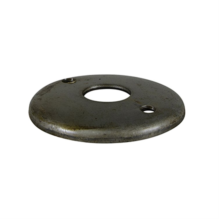 Steel Heavy Flush-Base Flange with 2 Mounting Holes for 3/4" Pipe 2511