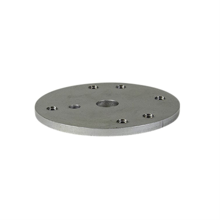 Anchor Plate For Heavy Base Flange, Steel, 6 Holes, Surface Mnt B1416