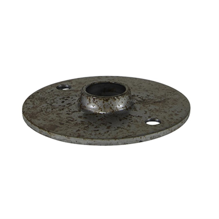 Steel Flat Base Flange with 2 Mounting Holes  for .75" Dia Tube 610T
